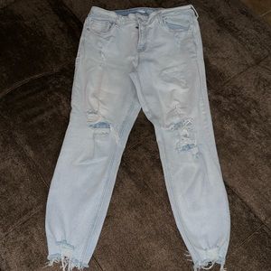Old Navy Women’s  Light Distressed Skinny Jeans Size 12